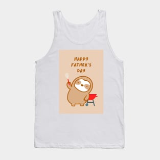 Happy Father’s Day Barbecue Sloth Tank Top